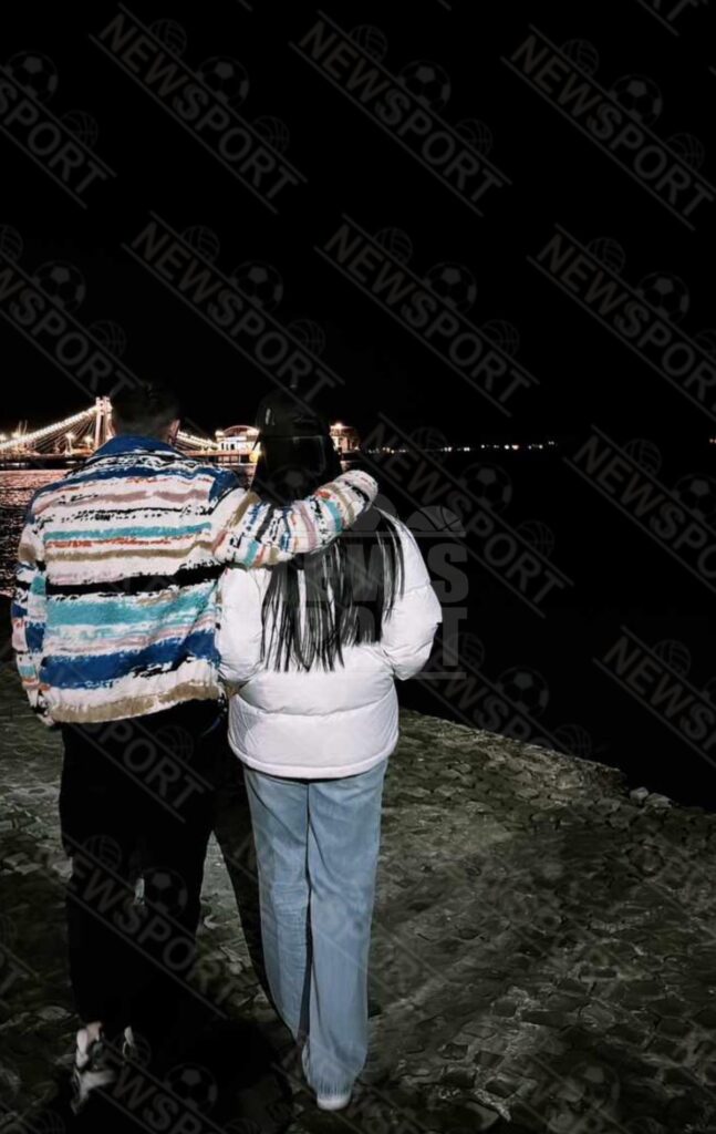 Futbollisti Jasir Asani me të dashurën e tij