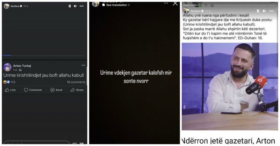 “Kalofsh mirë në varr”, ironi me gazetarin që