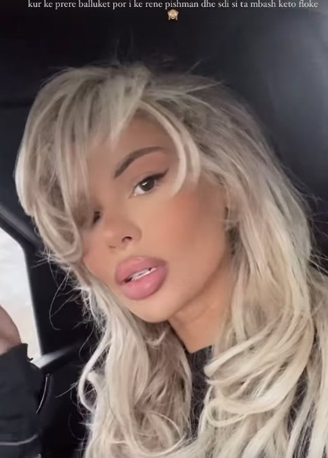 Luana bëri një ndryshim në pamje dhe u pendua