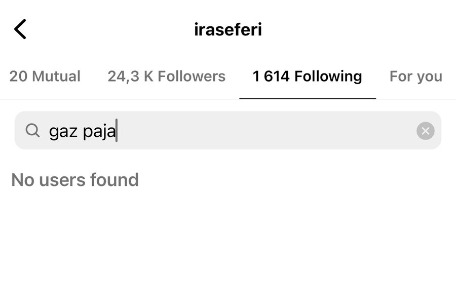 Marrëdhënia e Gaz Pajës dhe Ira Seferit në krizë?!