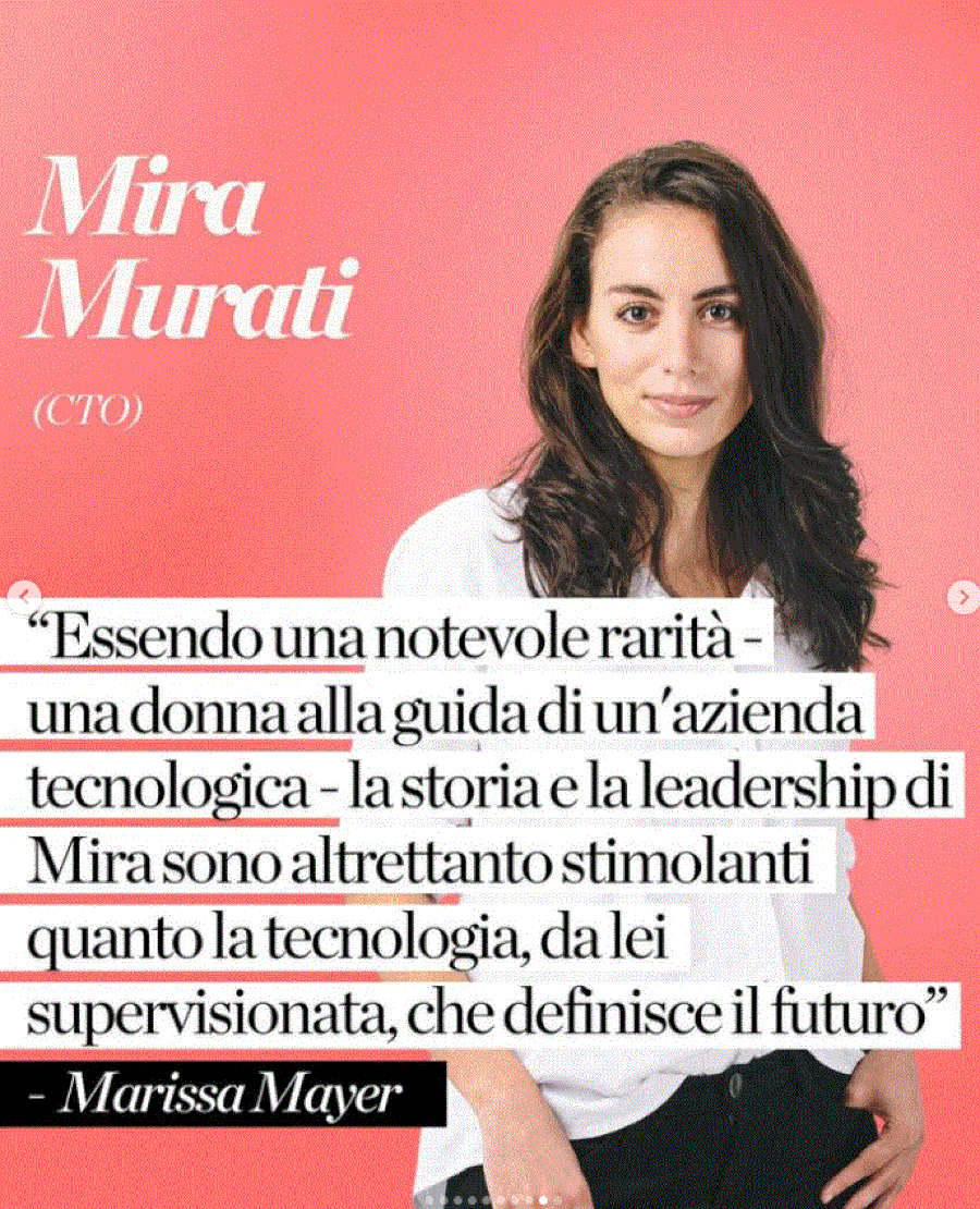 Mira Murati, në mes 25 grave më me ndikim në botë!