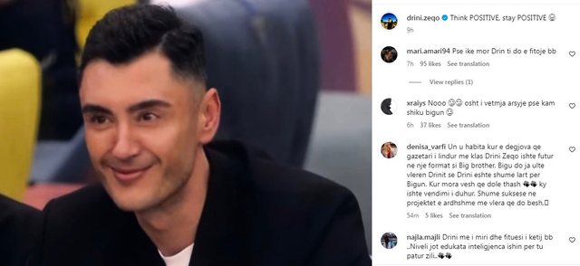 Drini u largua nga Big Brother, shpërthejnë ndjekësit: Ti do ishe