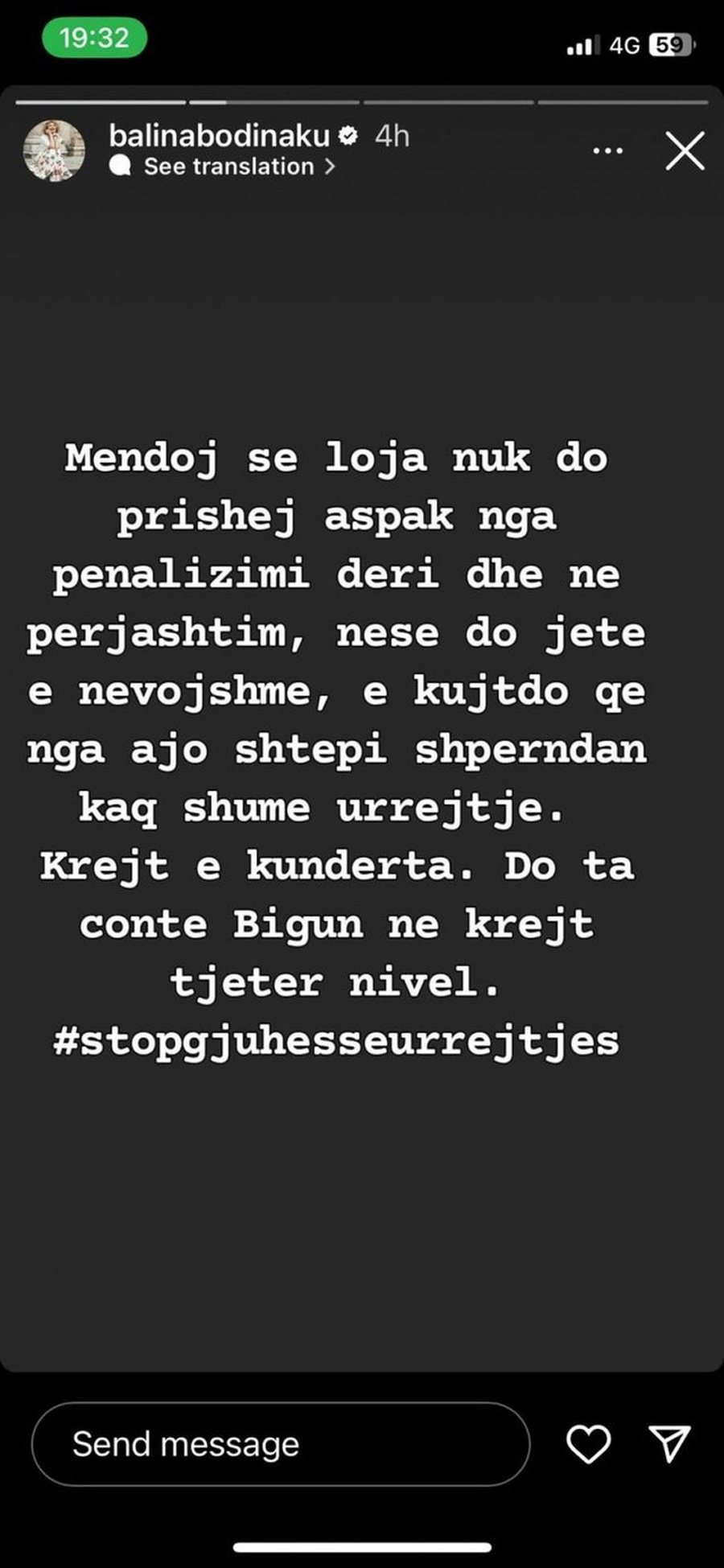 Fjalor skandaloz, Balina Bodinaku: “Roza e Ilnisa duhen