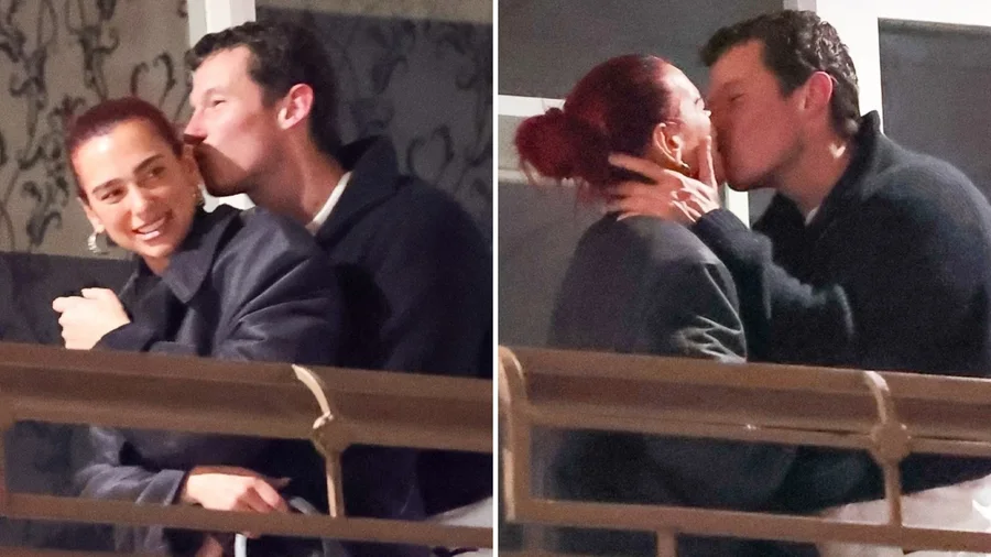 FOTO/ Dua Lipa dhe i dashuri i ri fotografohen duke u puthur!