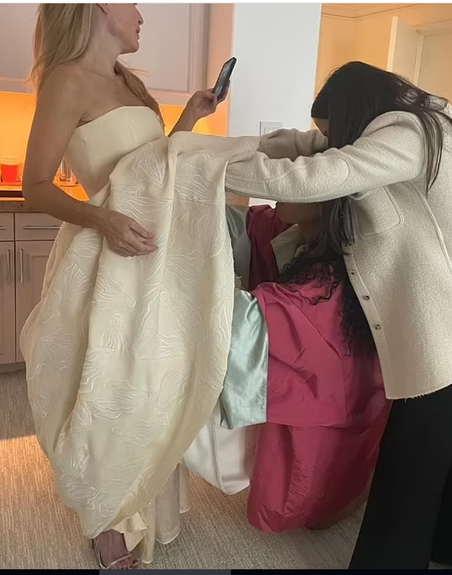 Fustani që i la pa fjalë të gjithë, Gillian Anderson