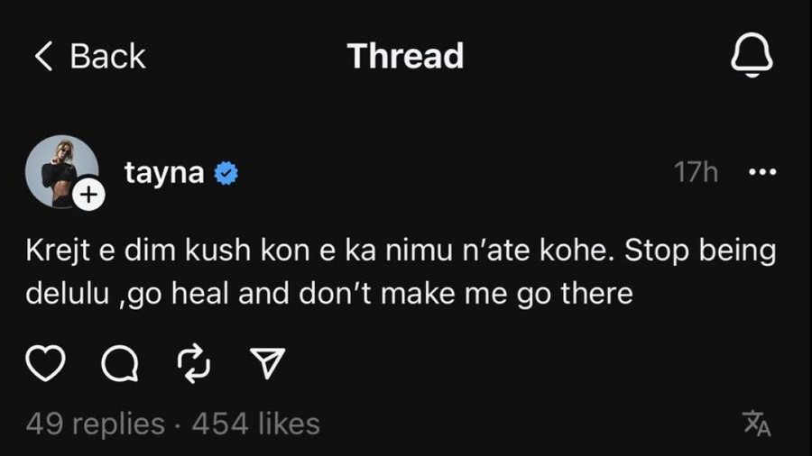 "Kur i bën një të mirë dikujt.. ”, "Shko