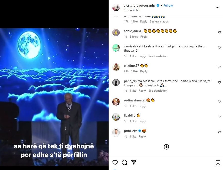 Nuk fshihet më; Princ Leka komenton në profilin e Blerta Celibashit!
