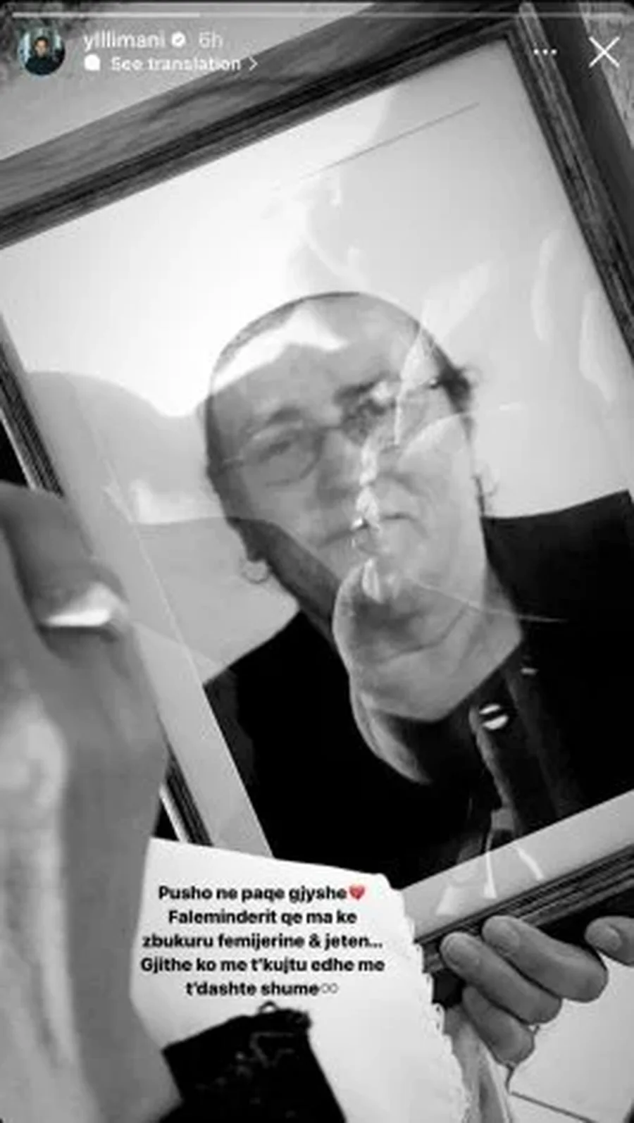 Ylli Limani humb njeriun e tij të shtrenjtë të familjes!