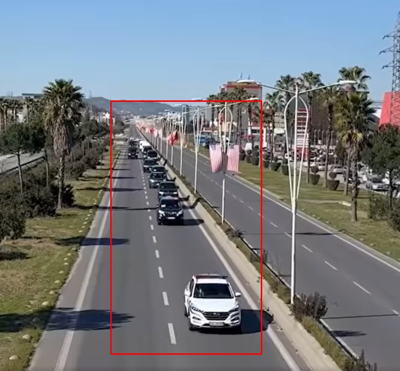 Eskorta e sigurise per shoqerimin e Sekretarit Blinken