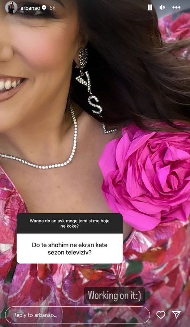 Arbana ka dy fjalë për rikthimin në ekran