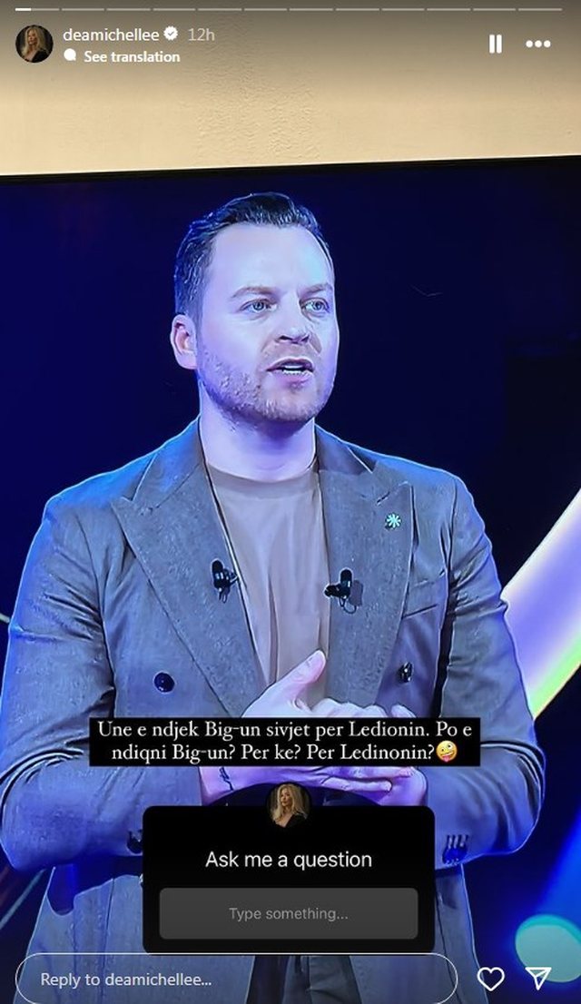 Dea Mishel thumbon Arbanën me deklaratën e papritur