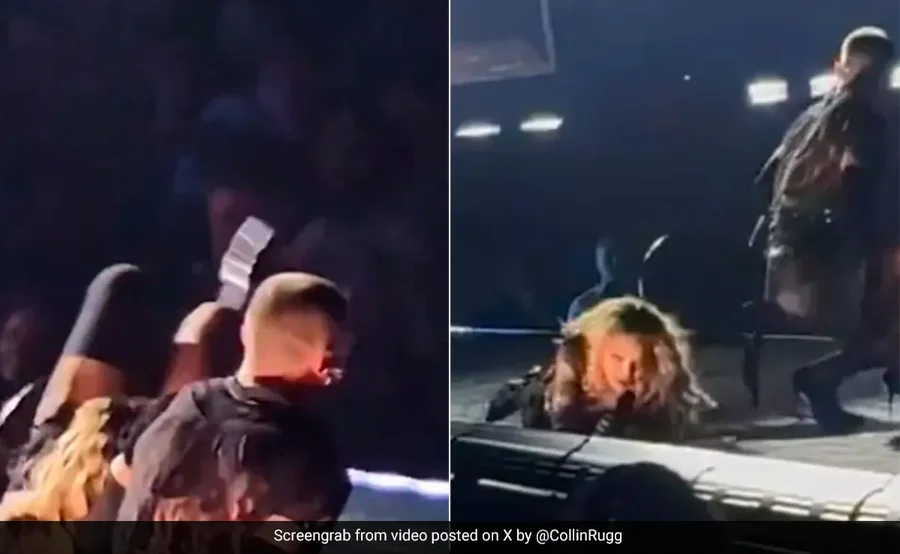 Video/ Madonna rrëzohet nga një karrige gjatë koncertit; shihni