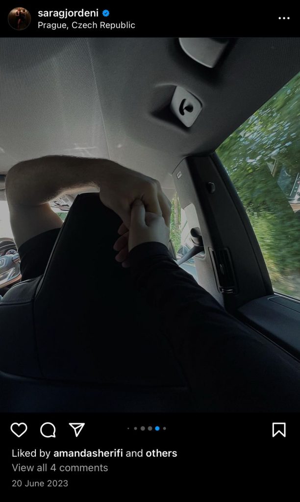 Foto e Sares e cila ishte ne llogarine e saj deri mbremjen e djeshme