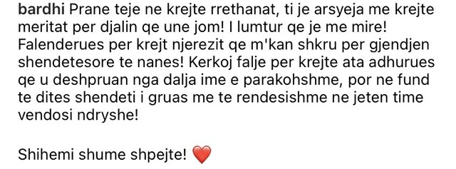 Bardhi shfaqet pranë nënës në spital: Ju kërkoj falje