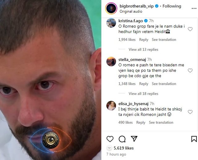 'Heidi largohu nga ai sa nuk je vonë', komentuesit