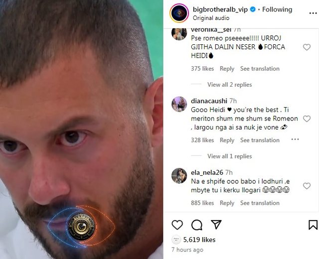 'Heidi largohu nga ai sa nuk je vonë', komentuesit