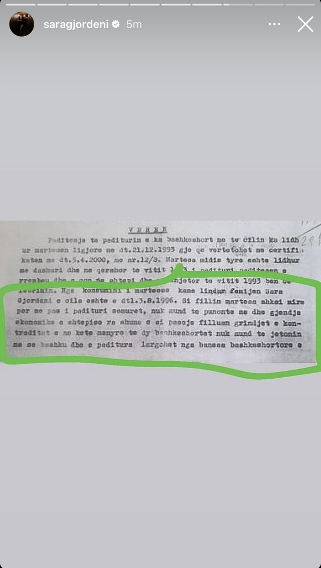 ‘Je një monstër’, Sara Gjordeni reagon me fakte pas