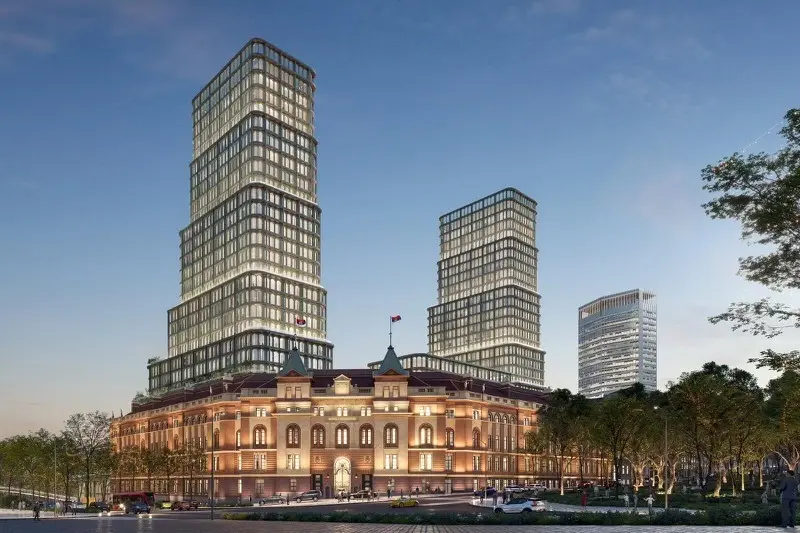 Një përshkrim i vendndodhjes në Beograd që pritet të kthehet në një hotel luksoz