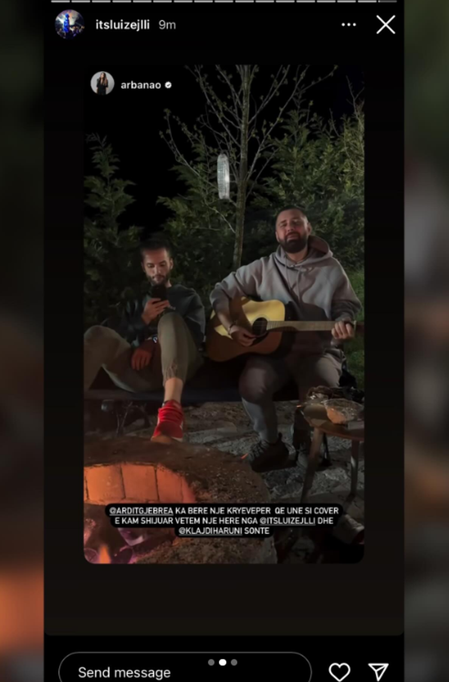 Arbana dhe Luizi harrojnë hatërmbetjet dhe ky postim i tha të