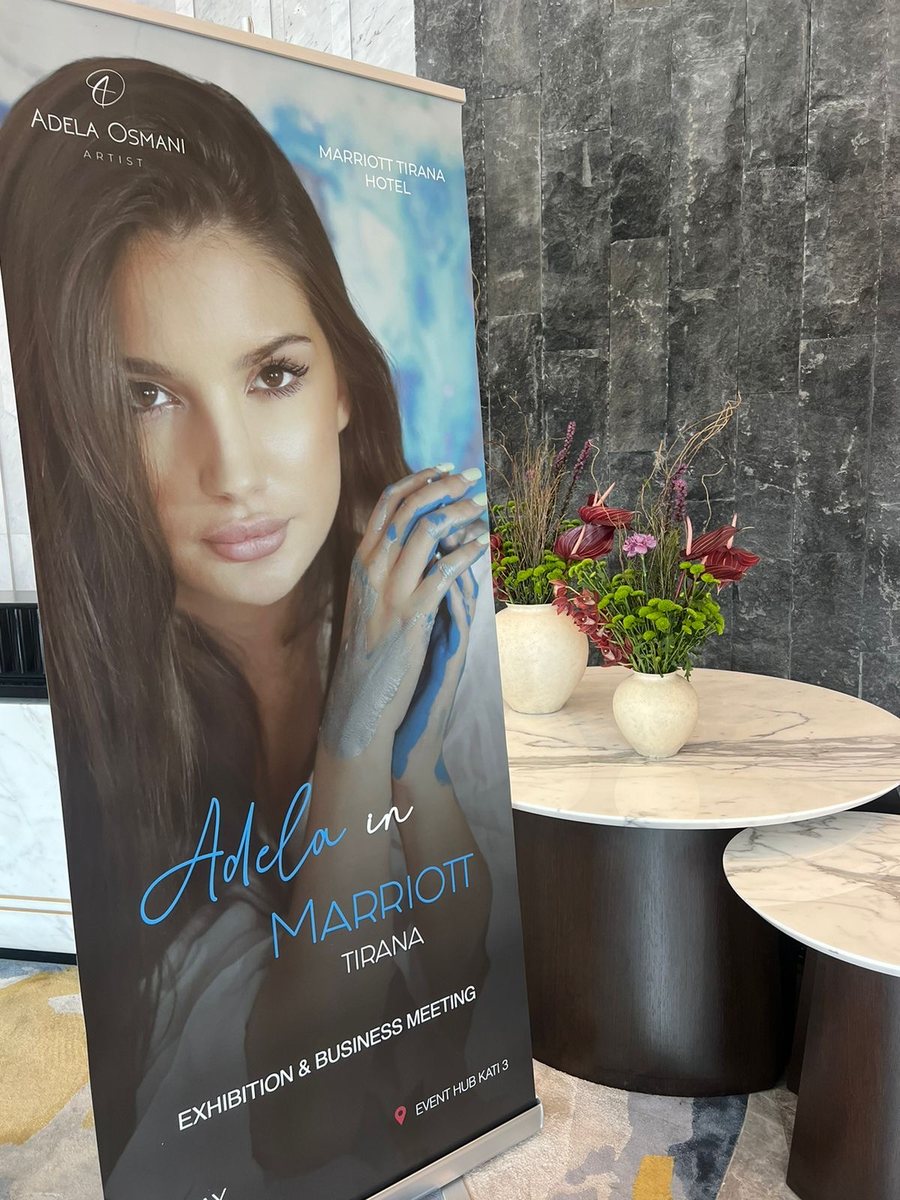Adela osmani para se të largohej në Cannes për të ekspozuar