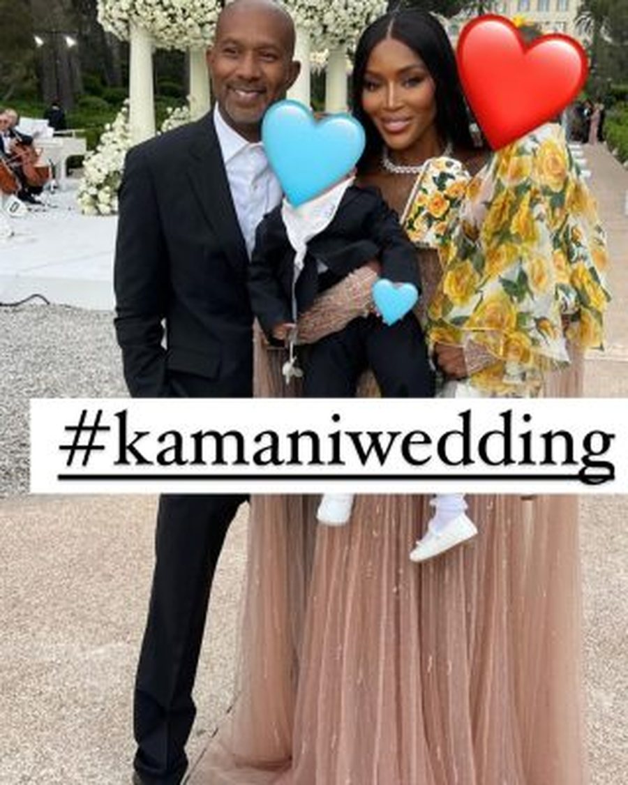 E rrallë, Naomi Campbell publikon foto me dy fëmijët e saj ( dhe
