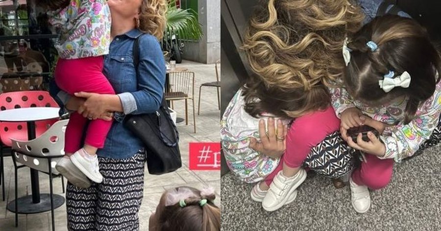 Publikon si rrallëherë foto të vajzave binjake, Eni Vasilit i