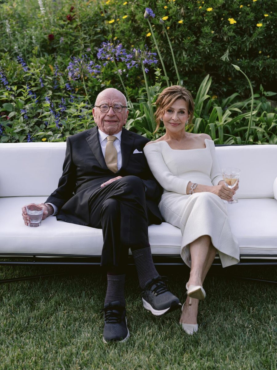 Manjati i medias Rupert Murdoch (93 vjeç) martohet për herë