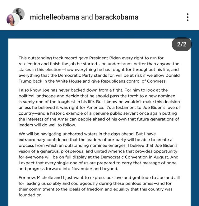 Obama-t për Joe Biden: E vërtetoi se është patriot