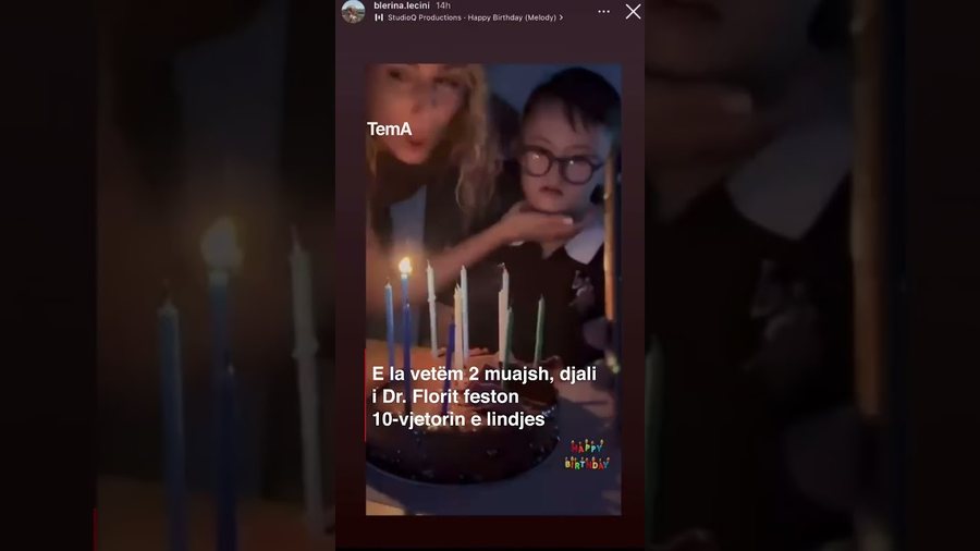 U shua kur ai ishte 2 muajsh, djali i Dr. Florit feston 10-të vjetorin e