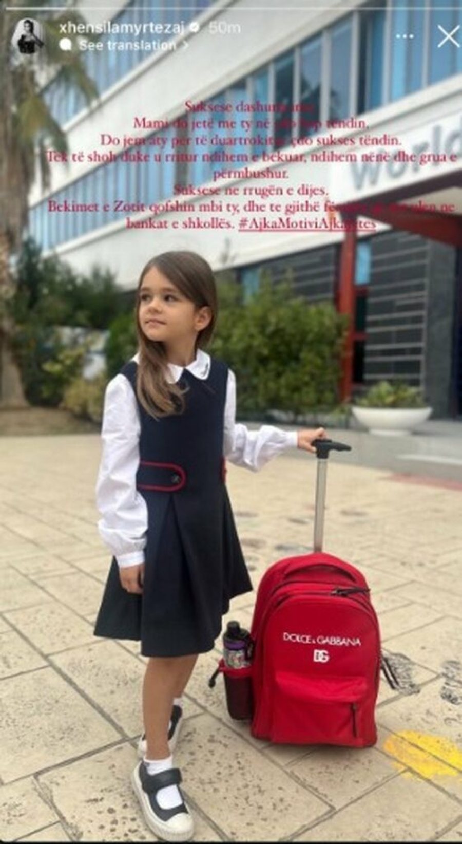 Vajza e Xhensilës dhe Besit në klasë të parë, sa