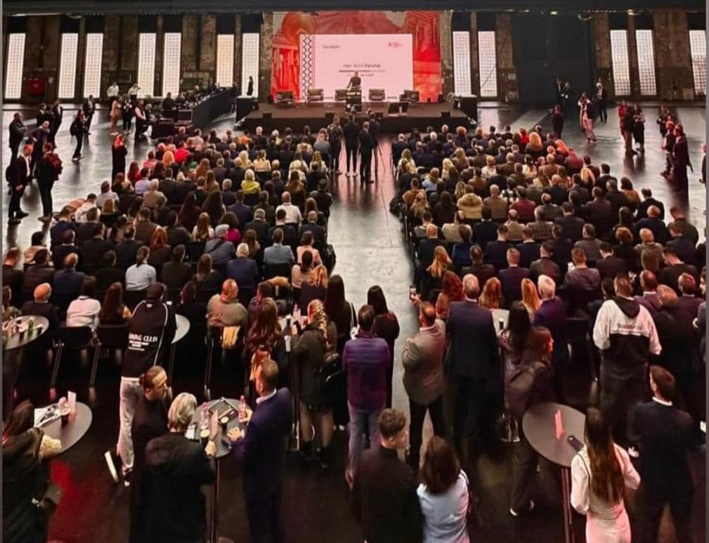 May be an image of 2 people and crowd