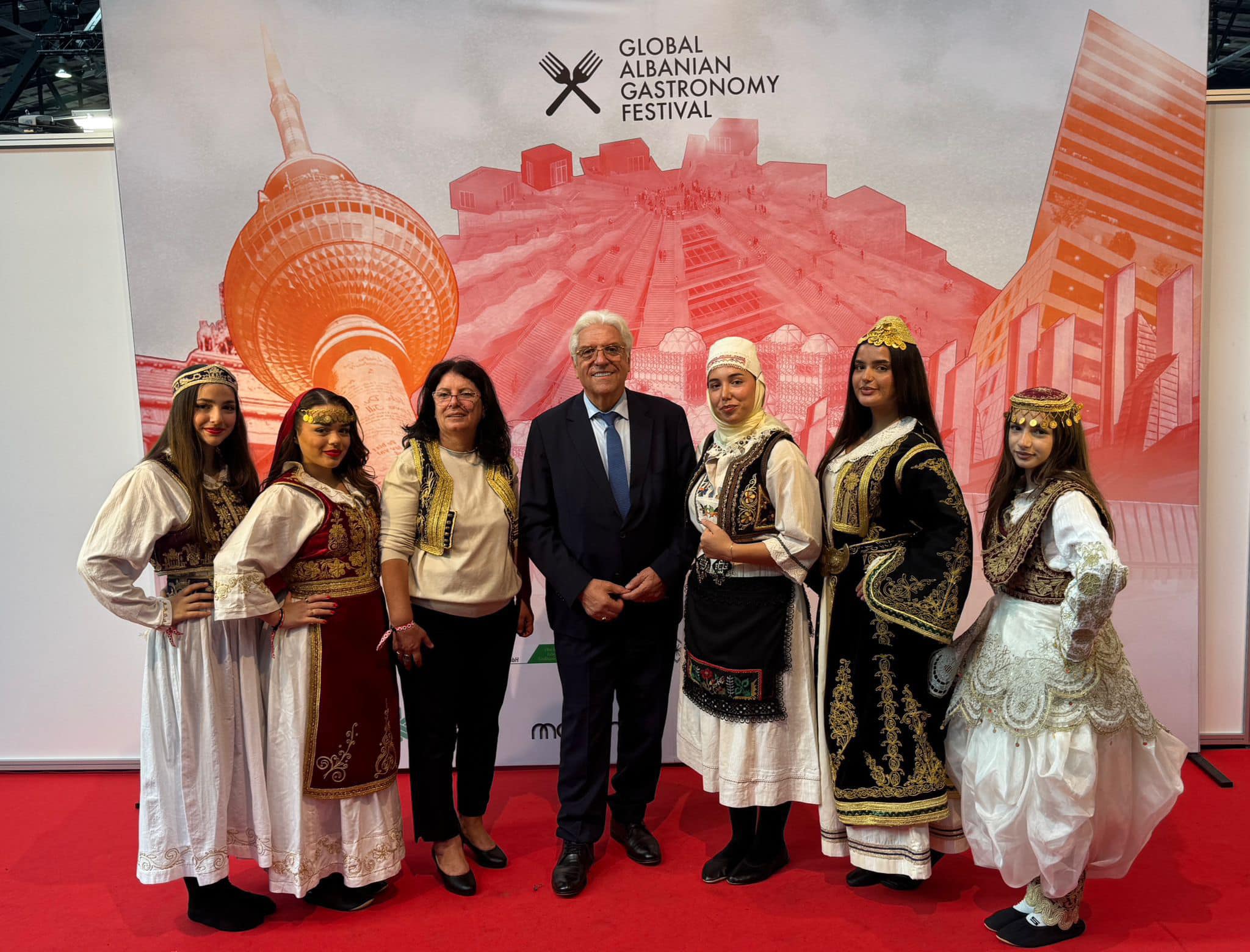 May be an image of 7 people, dirndl and text