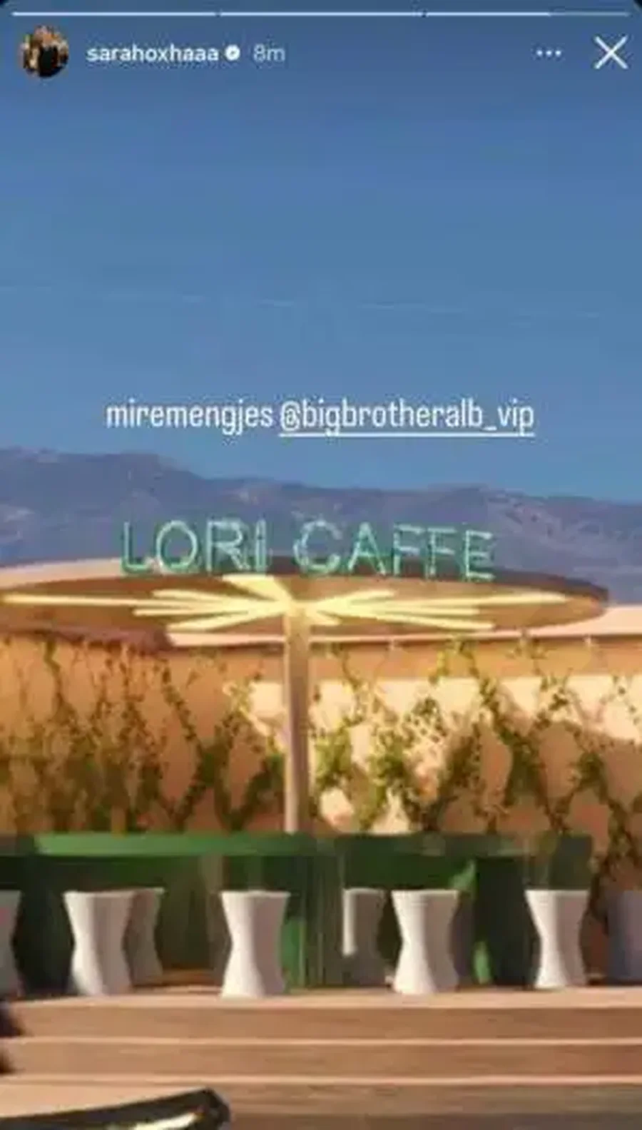 Nis  në dhjetor, Sara Hoxha publikon pamje nga shtëpia e Big Brother!