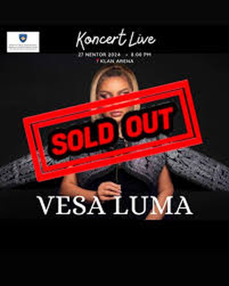 Vesa Luma, "sold out" 4 ditë para koncertit recital në