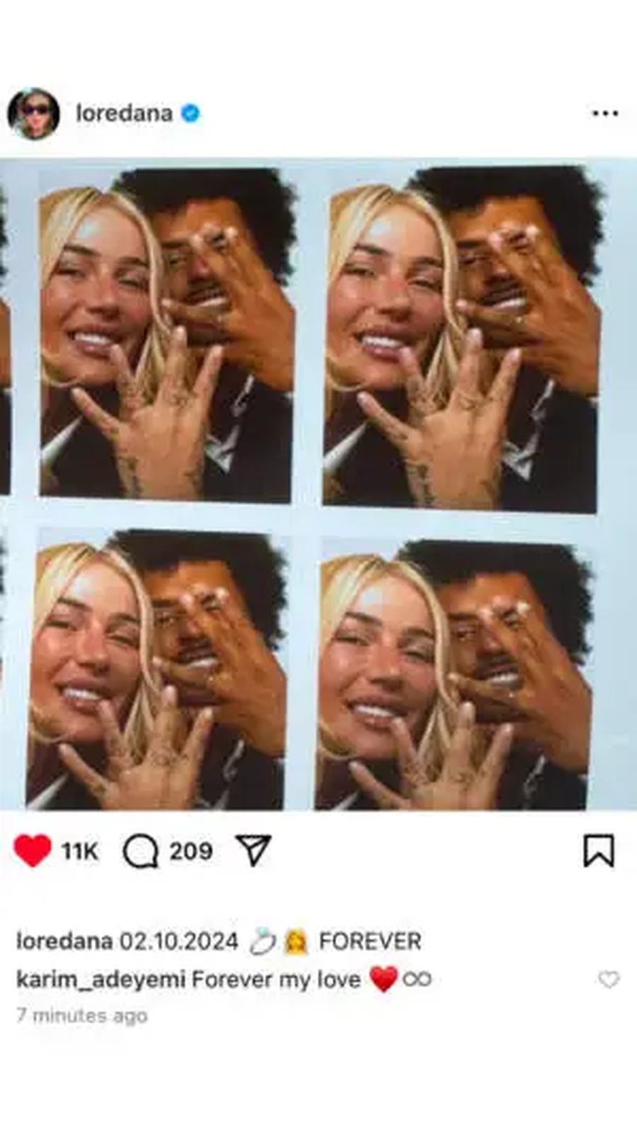 Loredana konfirmon shtatzëninë me Karim Adeymi!