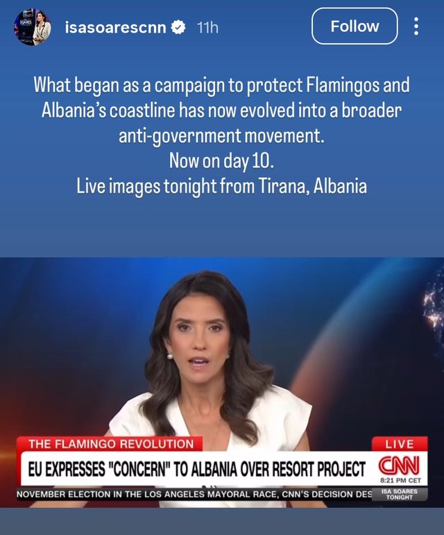Gazetarja e CNN: Ajo që nisi si një protestë për të