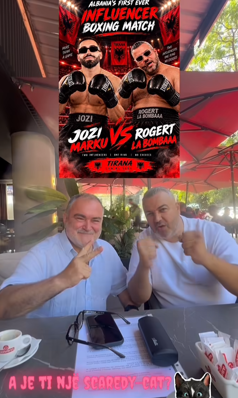 Habit ish banori i BBVA  kërkon përballje boksi në ring me Joz Markun   Kontrata është gati  hajde  
