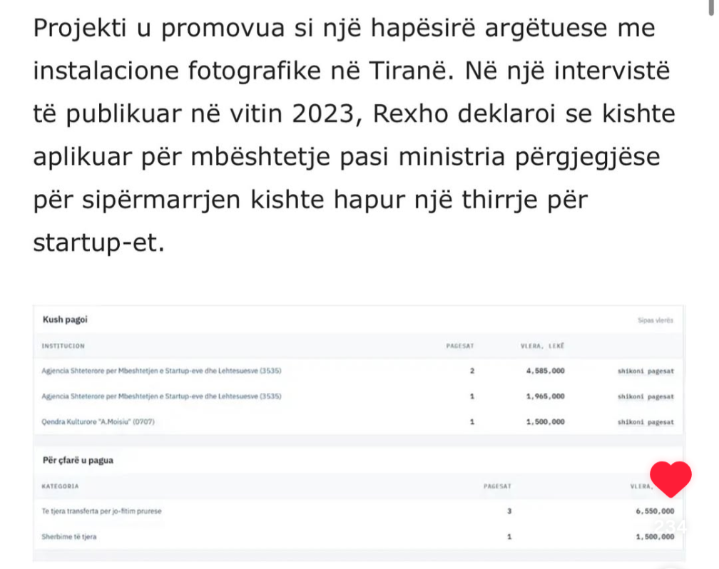 Postuar nga Elton Tozaj në Instagram