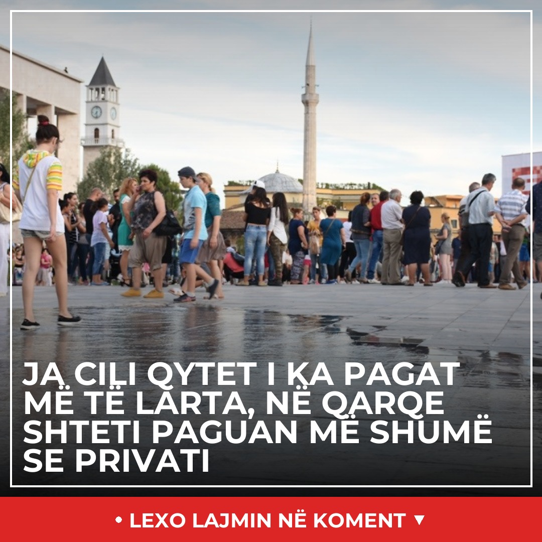 В Тиране зарплаты в IT и финансах превышают 120 тысяч леев, тогда как в других регионах они составляют 40–60 тысяч